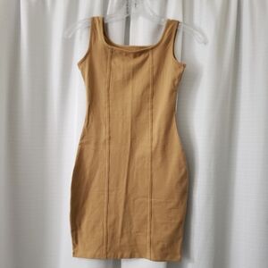 XXS Wild Fable Tan Tank Top Bodycon Mini Dress
